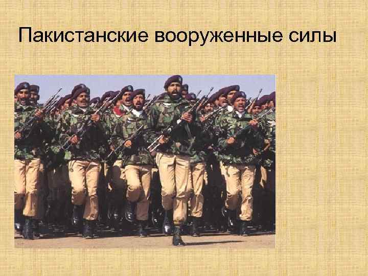 Пакистанские вооруженные силы 