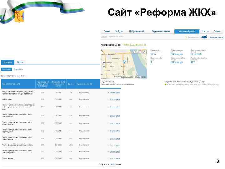 Сайт «Реформа ЖКХ» 8 
