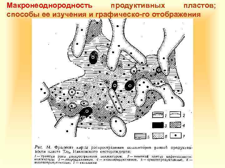 Макронеоднородность продуктивных пластов; способы ее изучения и графическо го отображения 