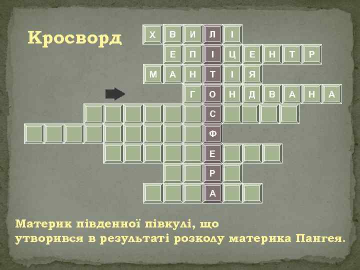 Кросворд И Л І П І Ц Е А Н Т І Я Г