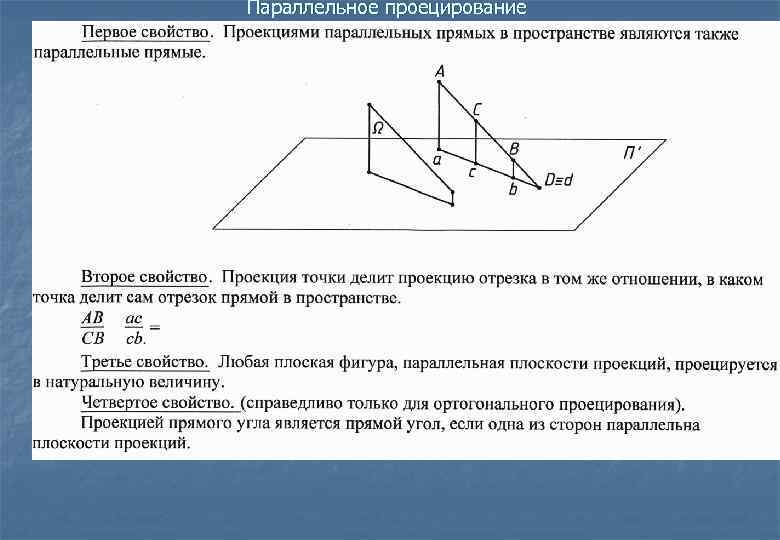 Параллельное проецирование 