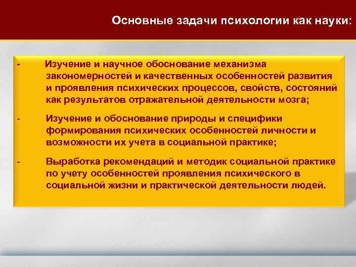 Уровни психологии. Основные задачи психологии как науки. Главная задача психологии как науки. Перечислите задачи психологии как науки.. Задачей психологии как науки является исследование.