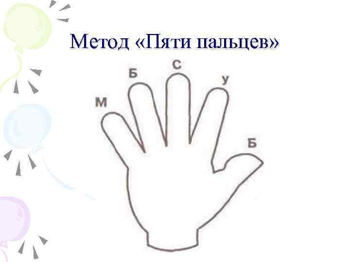 Метод «Пяти пальцев» 