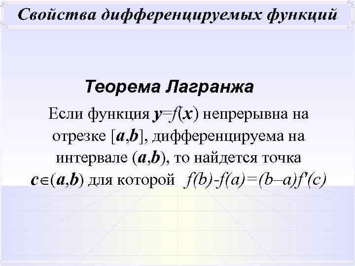 Постройте эскиз графика функции дифференцируемой на интервале а б имеющей на этом интервале одну