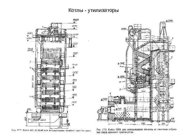 Схема котла утилизатора