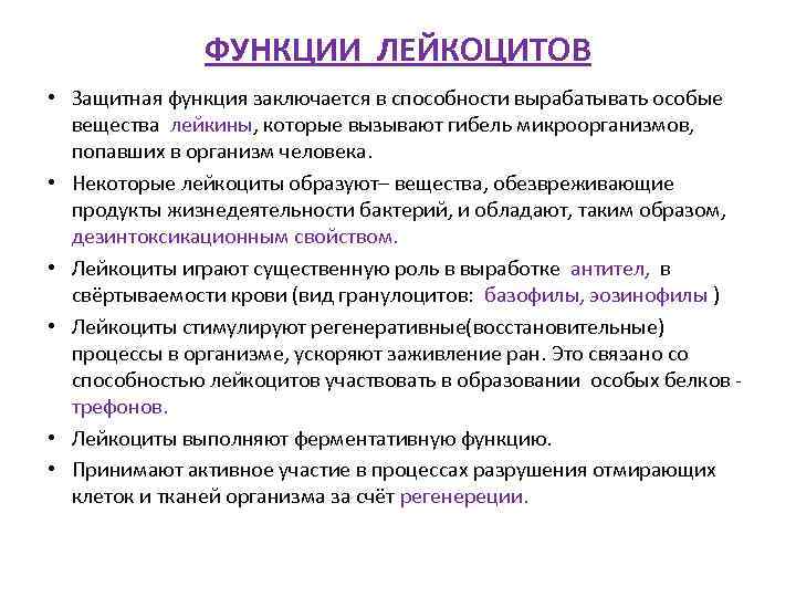 Защитную функцию выполняют. Основная функция лейкоцитов. Роль лейкоцитов в организме человека. Функции лейкоцитов в крови. Функции лейкоцитов в крови человека.