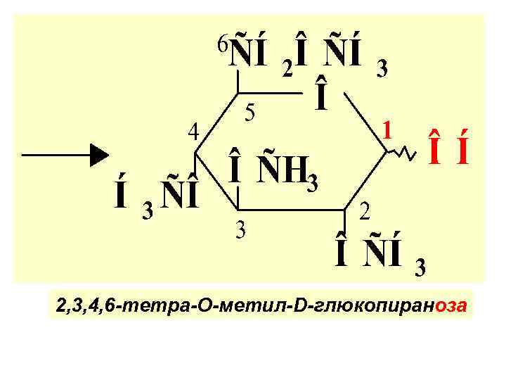 2, 3, 4, 6 -тетра-О-метил-D-глюкопираноза 