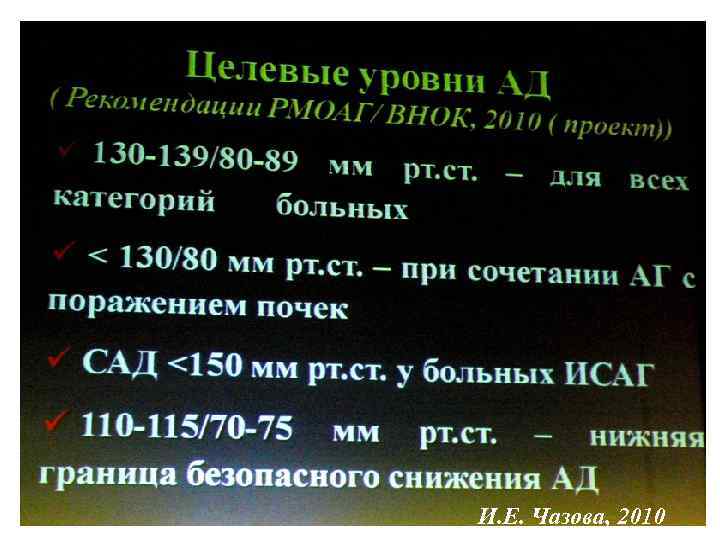 И. Е. Чазова, 2010 