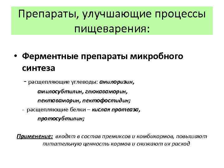 Средства влияющие на функции органов пищеварения презентация