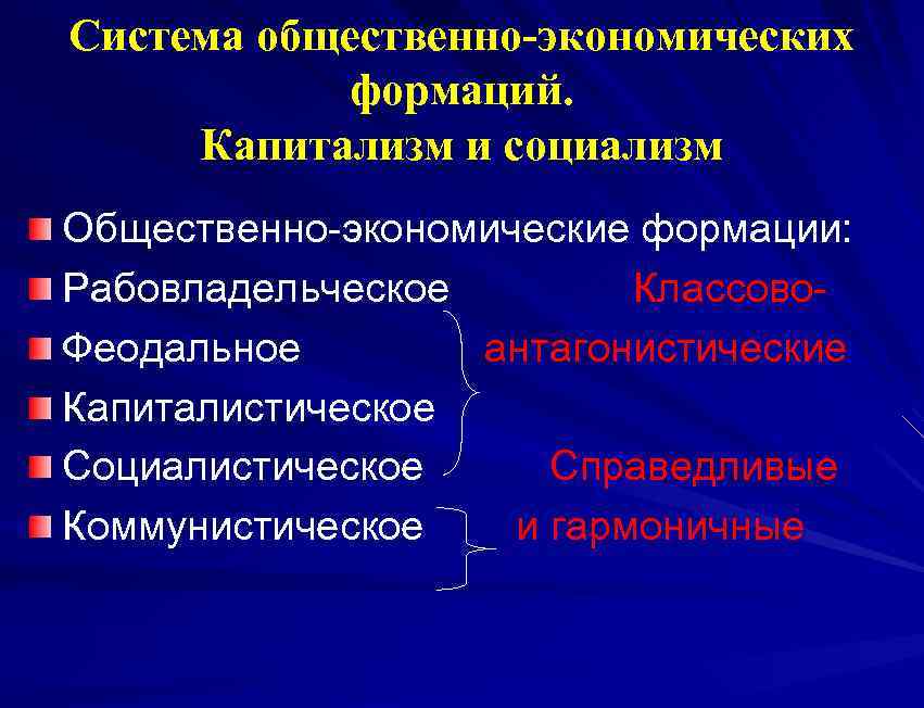 Капиталистическая формация презентация