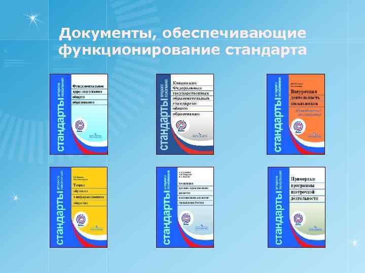 Документы, обеспечивающие функционирование стандарта 