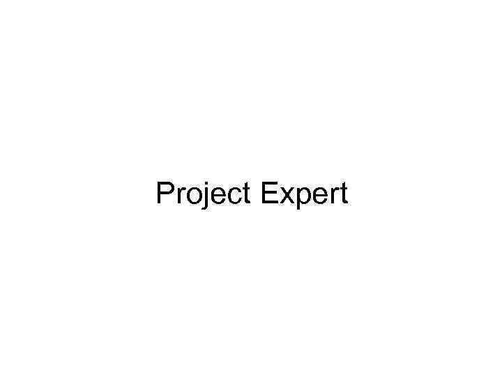 Project Expert 