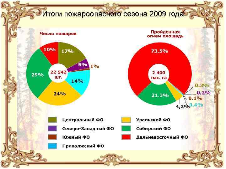 Итоги пожароопасного сезона 2009 года 