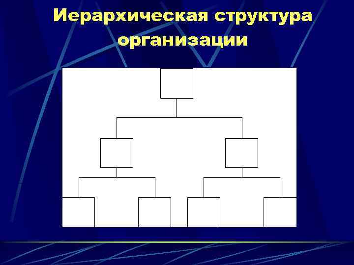 Иерархическая структура организации 