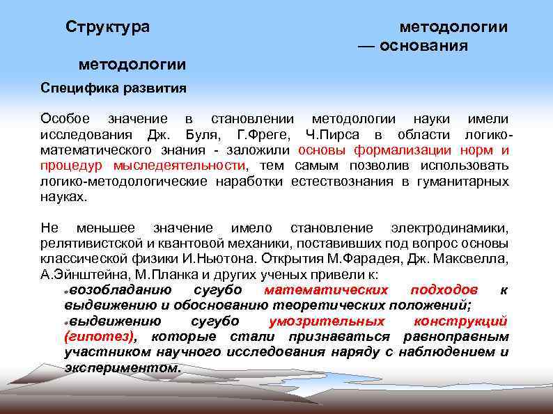 Дайте определение понятию методология. Основания методологии. Иерархия методологии. Состав методологии. Методологическая специфика.