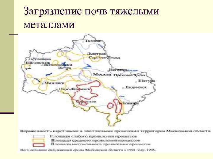 Загрязнение почв тяжелыми металлами 