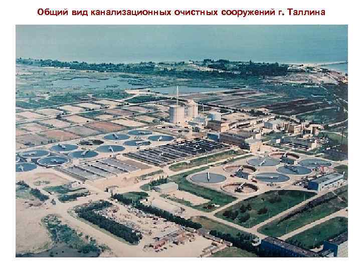 Общий вид канализационных очистных сооружений г. Таллина 
