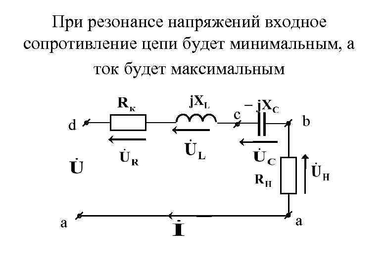 Режим резонанса напряжений возможен в цепях схемы которых обозначены номерами