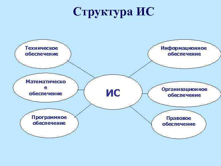 Структура информационной системы