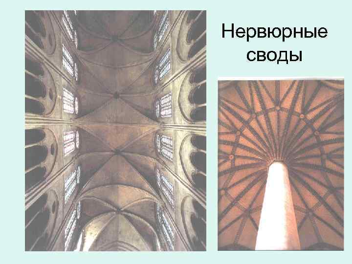 Нервюрные своды 