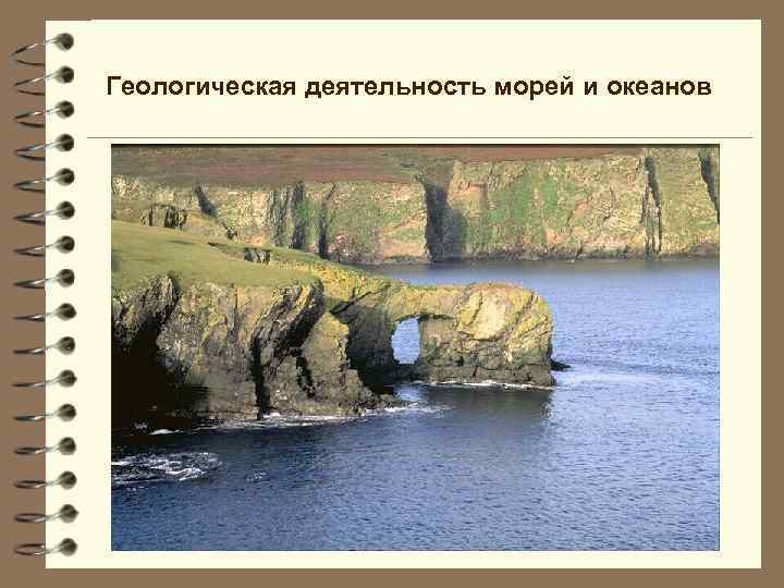 Геологическая деятельность морей и океанов 
