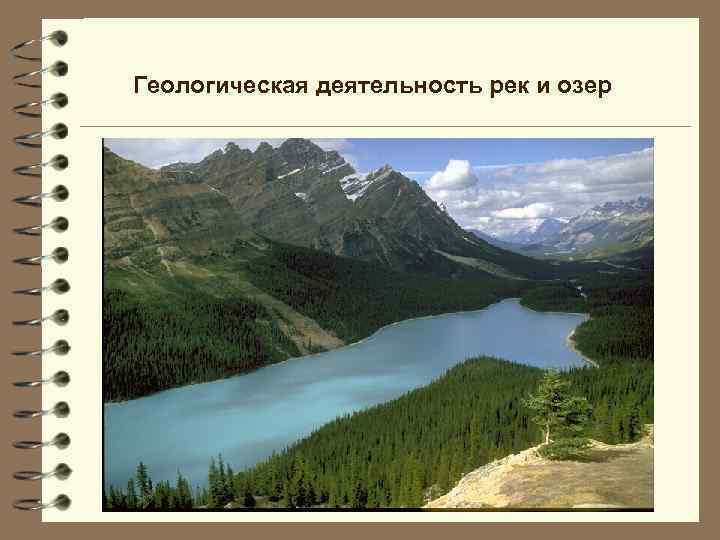 Геологическая деятельность рек и озер 