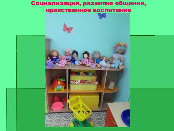 Социализация, развитие общения, нравственное воспитание 