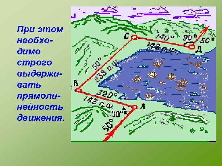 Тип местности по условиям увлажнения карта