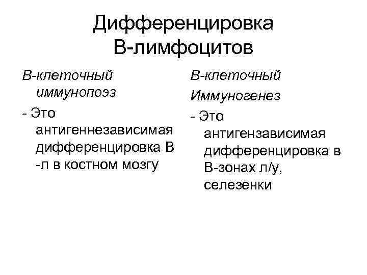 Дифференцировка лимфоцитов. Антигензависимая дифференцировка в-лимфоцитов. Антиген независимая дифференцировка в лимфоцитов. Антигеннезависимая дифференцировка т-лимфоцитов. Антигеннезависимая пролиферация.