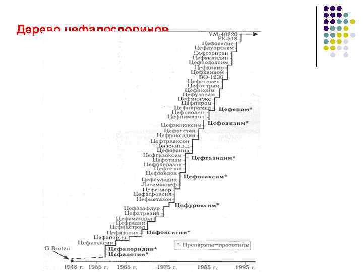 Дерево цефалоспоринов 