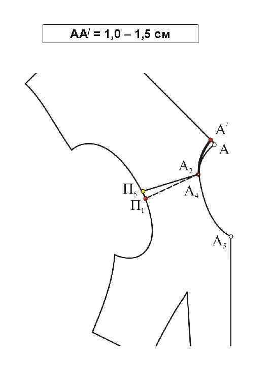 АА/ = 1, 0 – 1, 5 см 