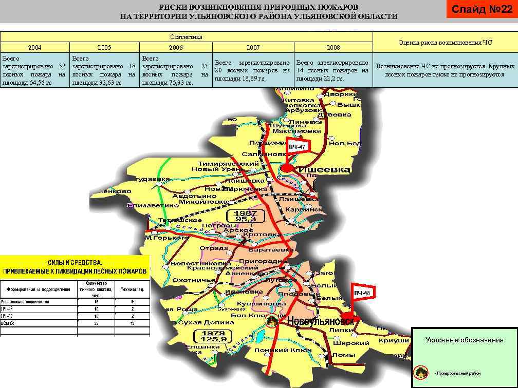 Карта новоспасского района