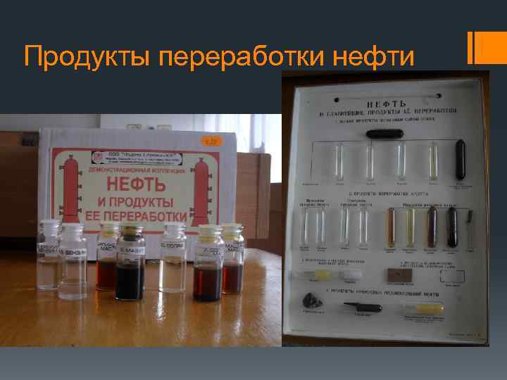 Продукты переработки нефти 
