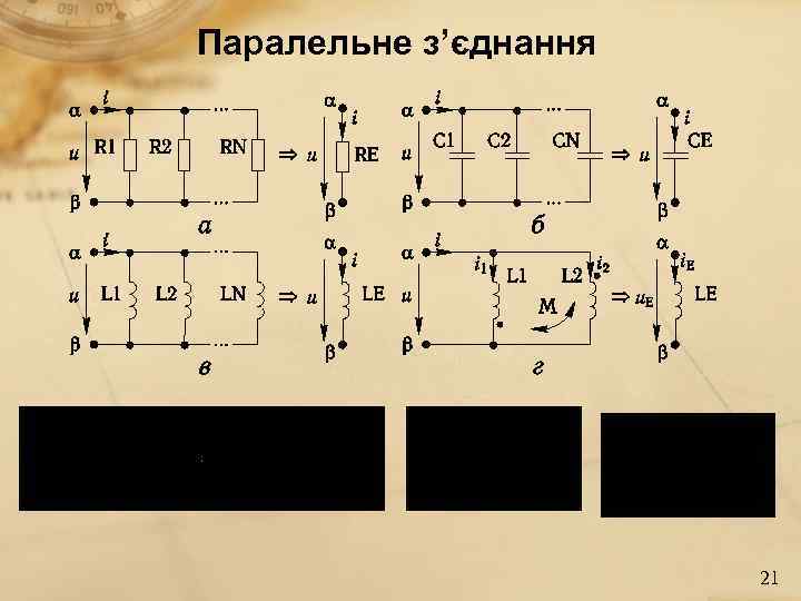 Паралельне з’єднання 21 