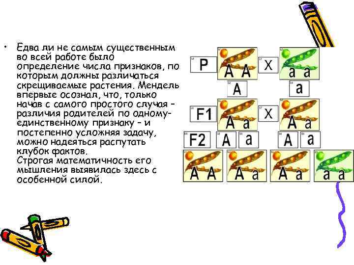  • Едва ли не самым существенным во всей работе было определение числа признаков,