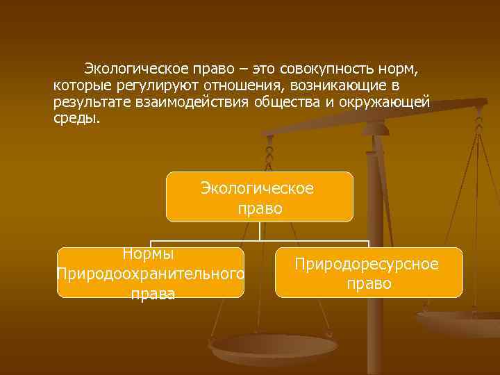 Экологическое законодательство находится