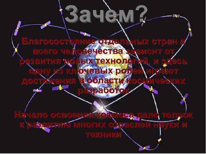 Зачем? Зачем Благосостояние отдельных стран и всего человечества зависит от развития новых технологий, и