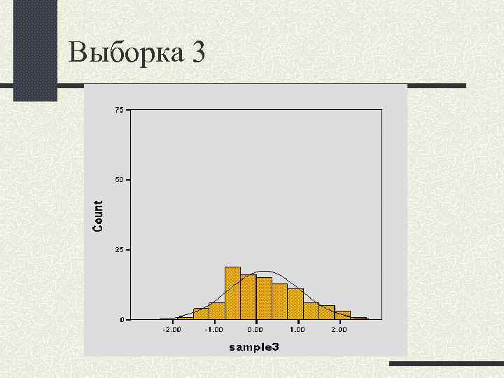 Выборка 3 