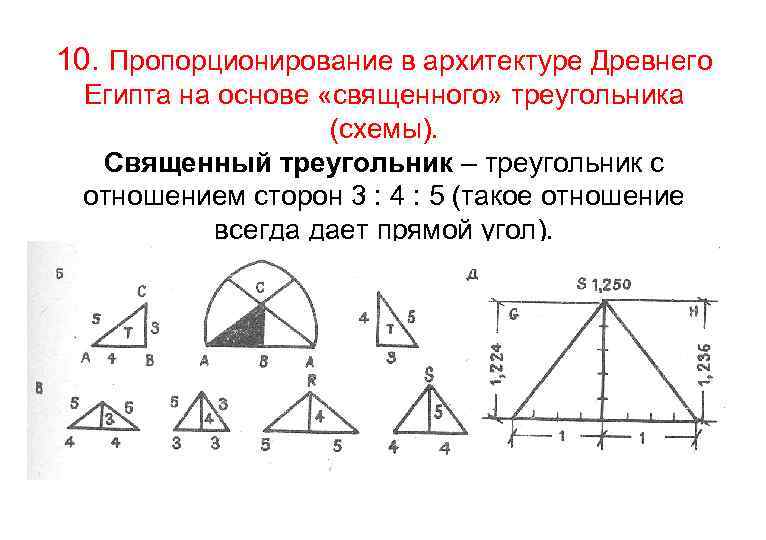 Композиционная схема треугольник