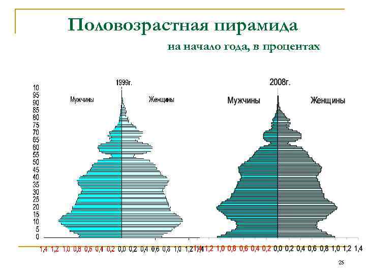 Составьте план описания половозрастной пирамиды населения