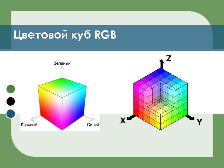 Цветовой куб RGB 