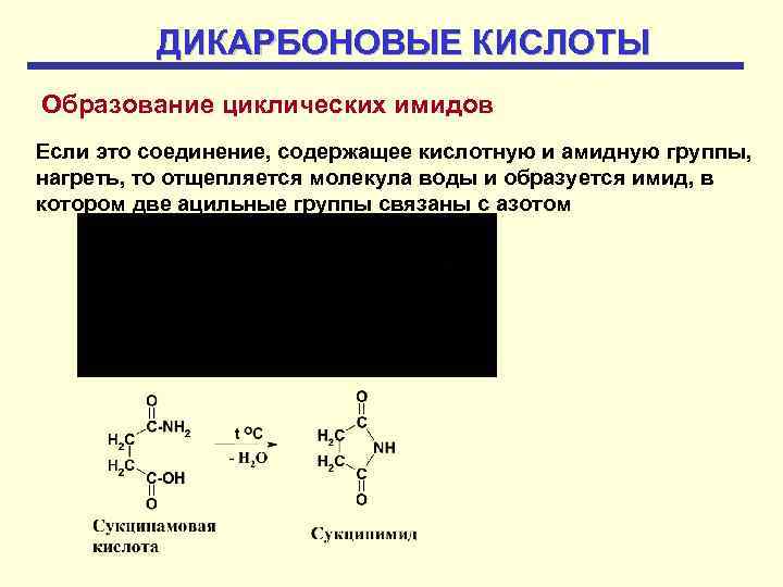 Образование кислот