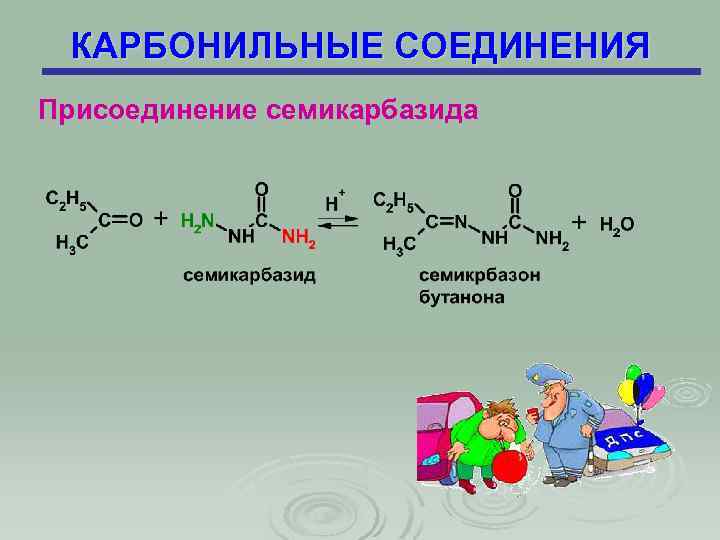 КАРБОНИЛЬНЫЕ СОЕДИНЕНИЯ Присоединение семикарбазида 