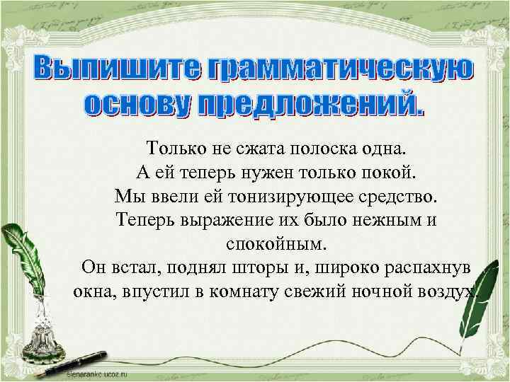 Только не сжата полоска одна. А ей теперь нужен только покой. Мы ввели ей