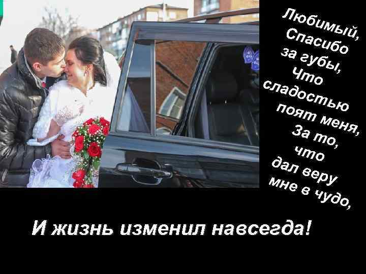 Люб имы й, Спа сибо за г убы Что , сла дост п оят