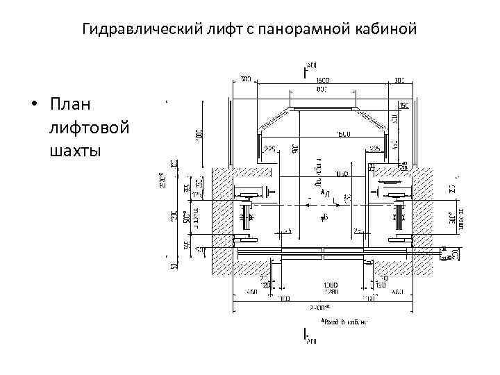 Чертеж панорамного лифта