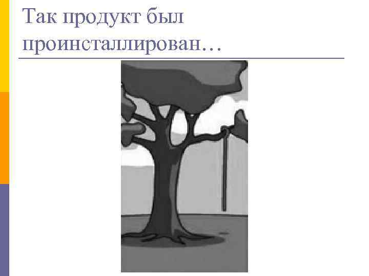 Так продукт был проинсталлирован… 