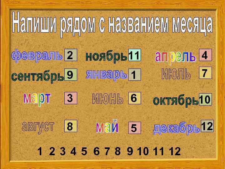 2 11 4 9 1 7 3 6 10 8 5 12 1 2