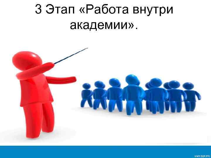 3 Этап «Работа внутри академии» . 