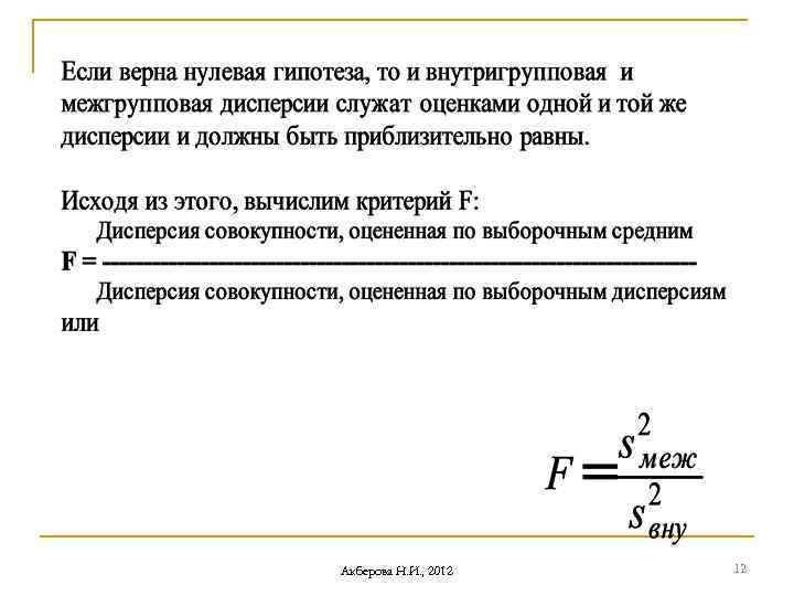 Акберова Н. И. , 2012 12 